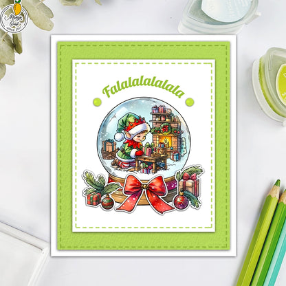 Christmas Elements Dies & Stamps Set