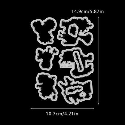 Funny Party Animals Dies & Stamps Set