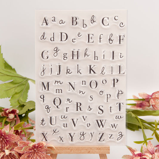 26 Alphabets Clear Stamps