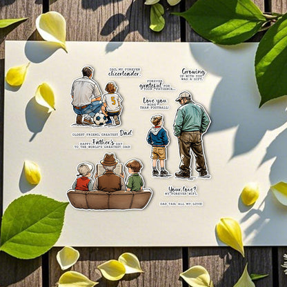 Father-Son Relationship Dies & Stamps Set