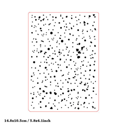Dots Pattern Plastic Embossing Folder