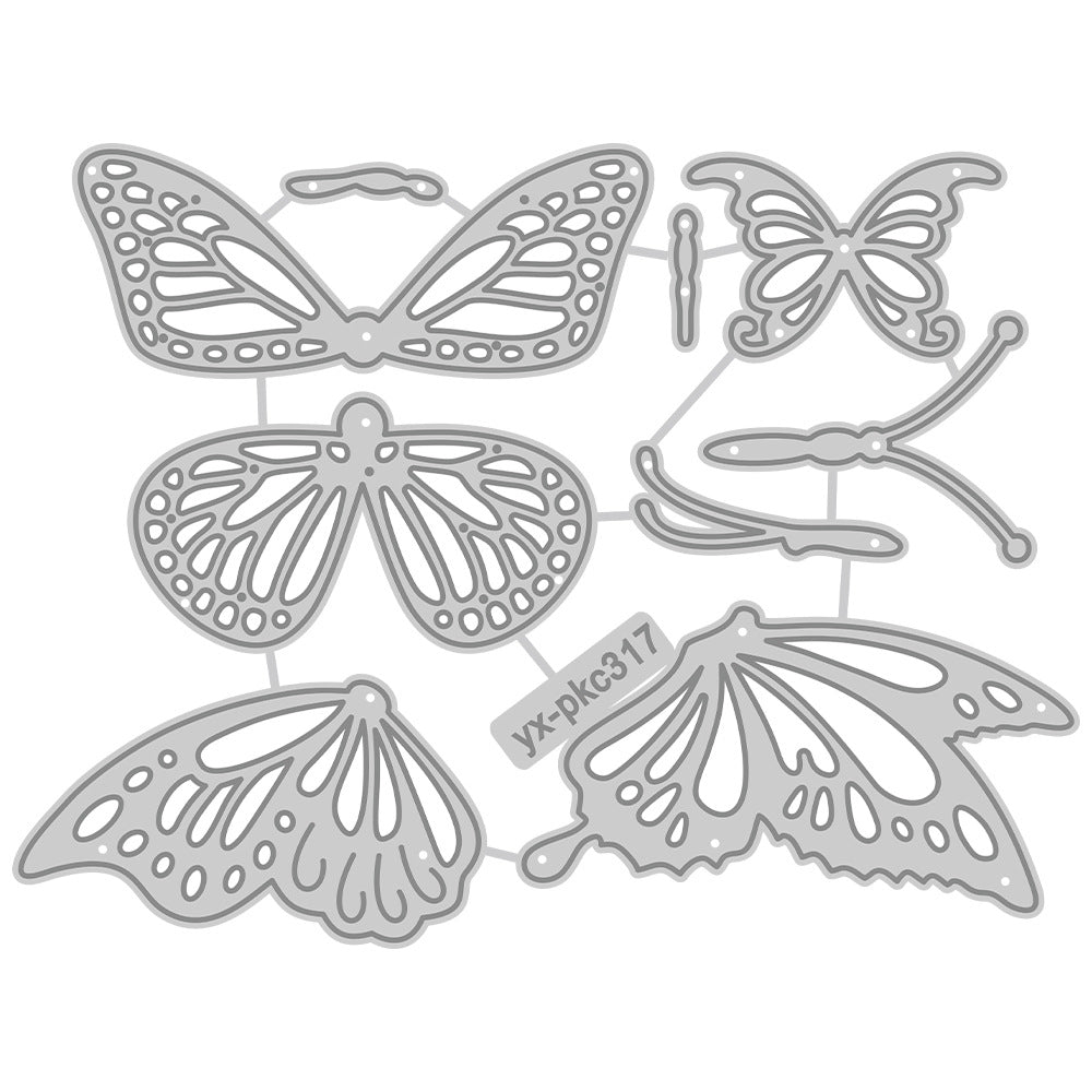 Various Butterflies Metal Cutting Dies