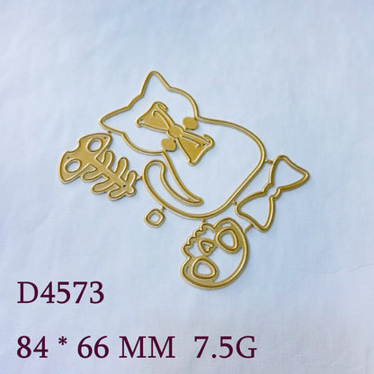 Skull Cat Metal Cutting Dies