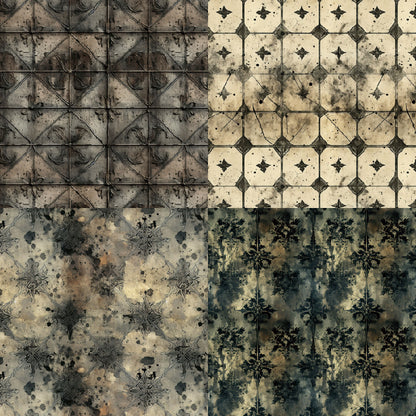 24PCS 6" Ancient Scrapbook Paper & Cardstock
