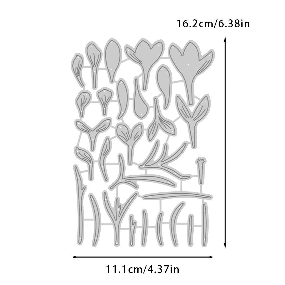 Crocus Flower Metal Cutting Dies
