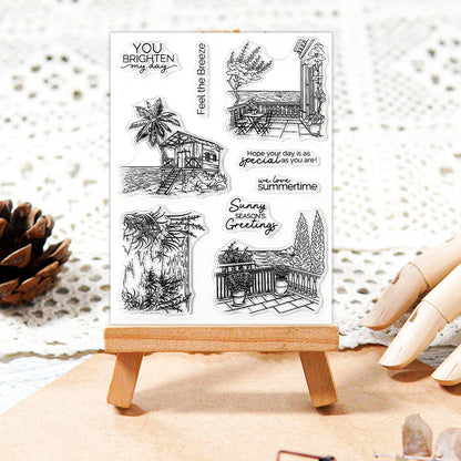 Seaside Scenery Clear Stamps