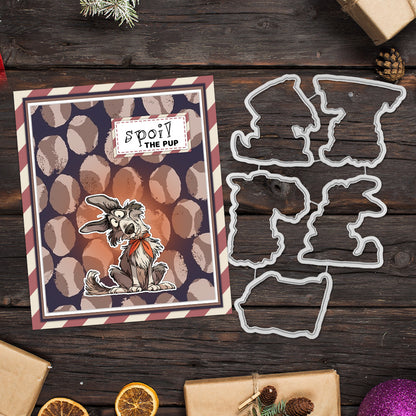 Cute Pet Dogs Dies & Stamps Set