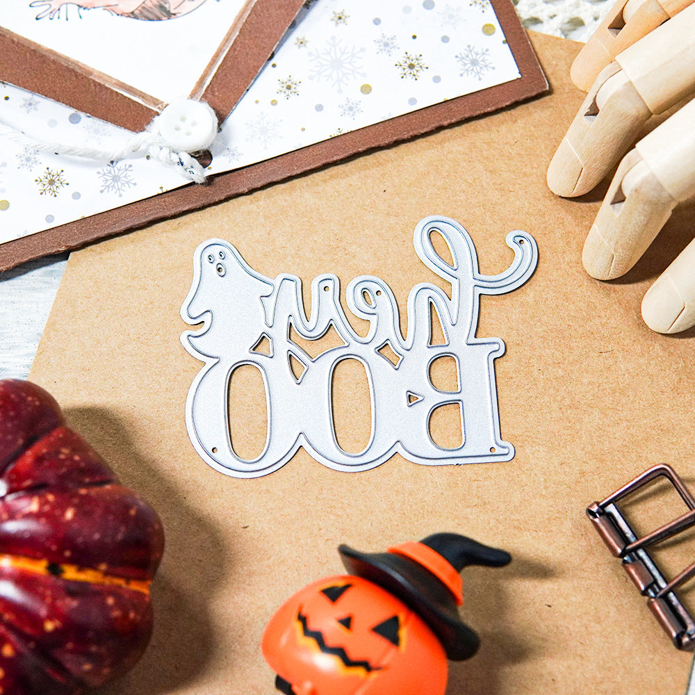 "Hey Boo" Words Metal Cutting Dies
