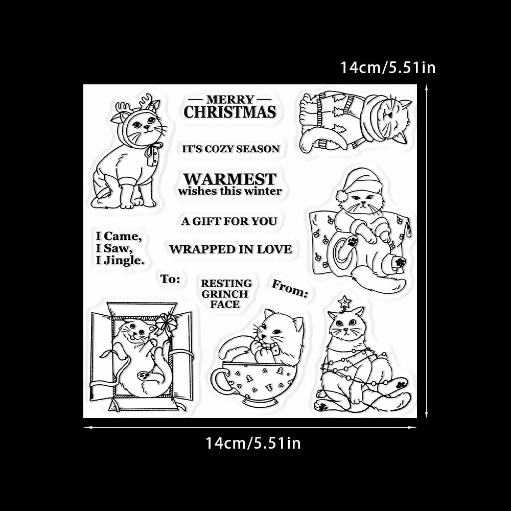 Sweater Kitten Dies & Stamps Set