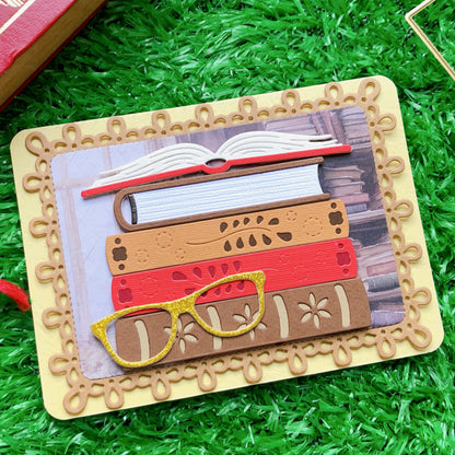 Books and Flowers Metal Cutting Dies