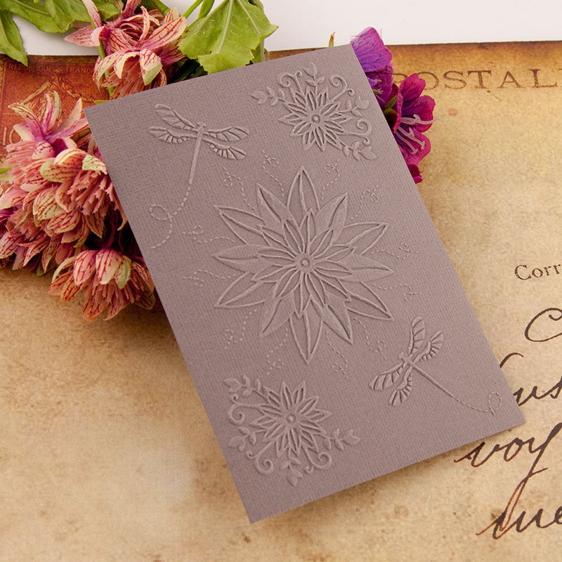 DIY Plastic Embossing Folders