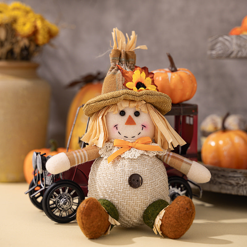 Thanksgiving Scarecrow Doll Pendant Decorations