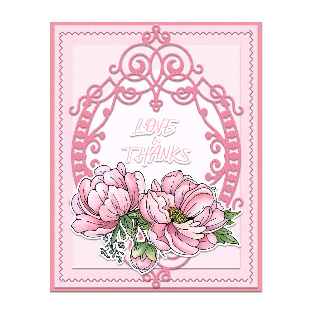 Decorative Flower Frame Metal Cutting Dies