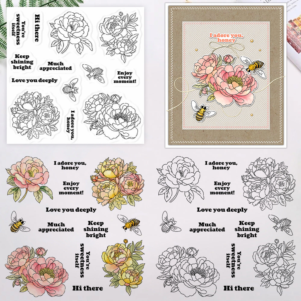 Beautiful Flowers Clear Stamps