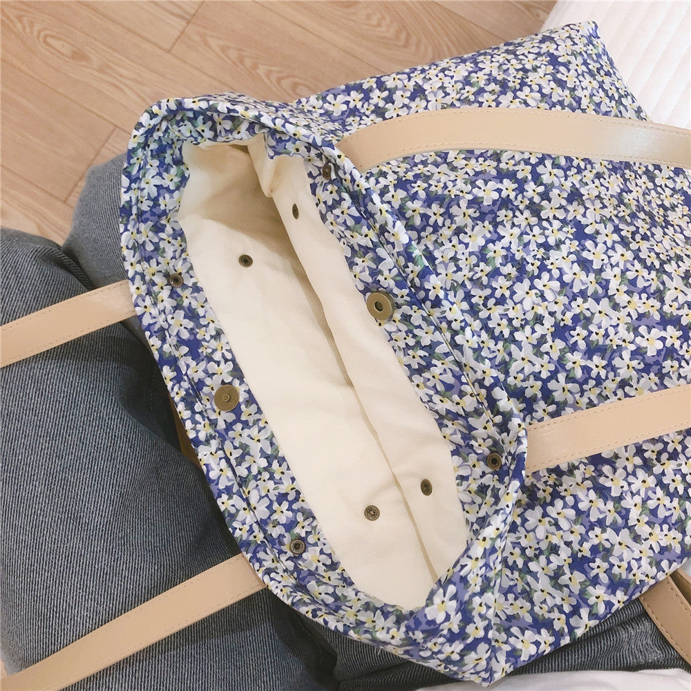 Floral Versatile Shoulder Tote Bag