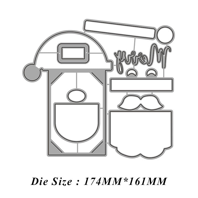 3D Santa Claus Metal Cutting Dies