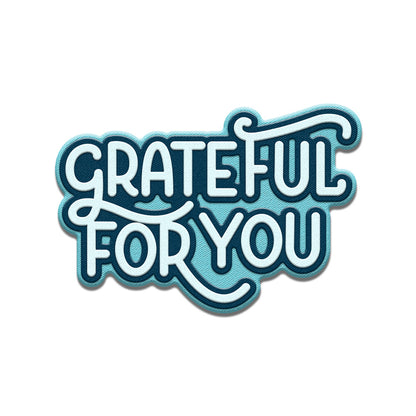 "Grateful For You" Words Metal Cutting Dies