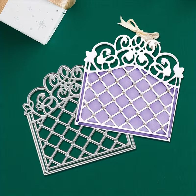 Retro Lace Cutout Frame Metal Cutting Dies