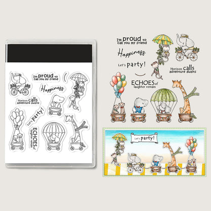 Animal Theme Clear Stamps