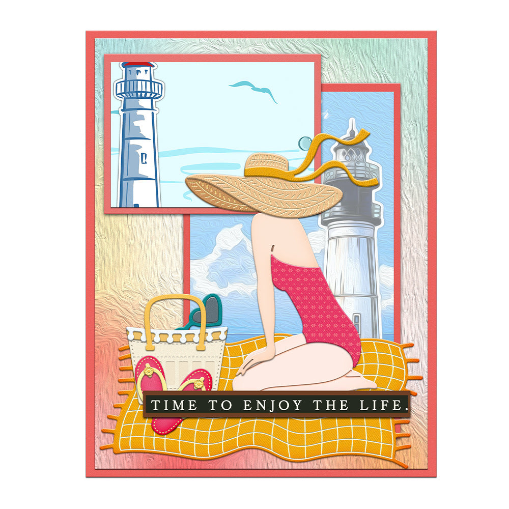 Beach Girl Metal Cutting Dies