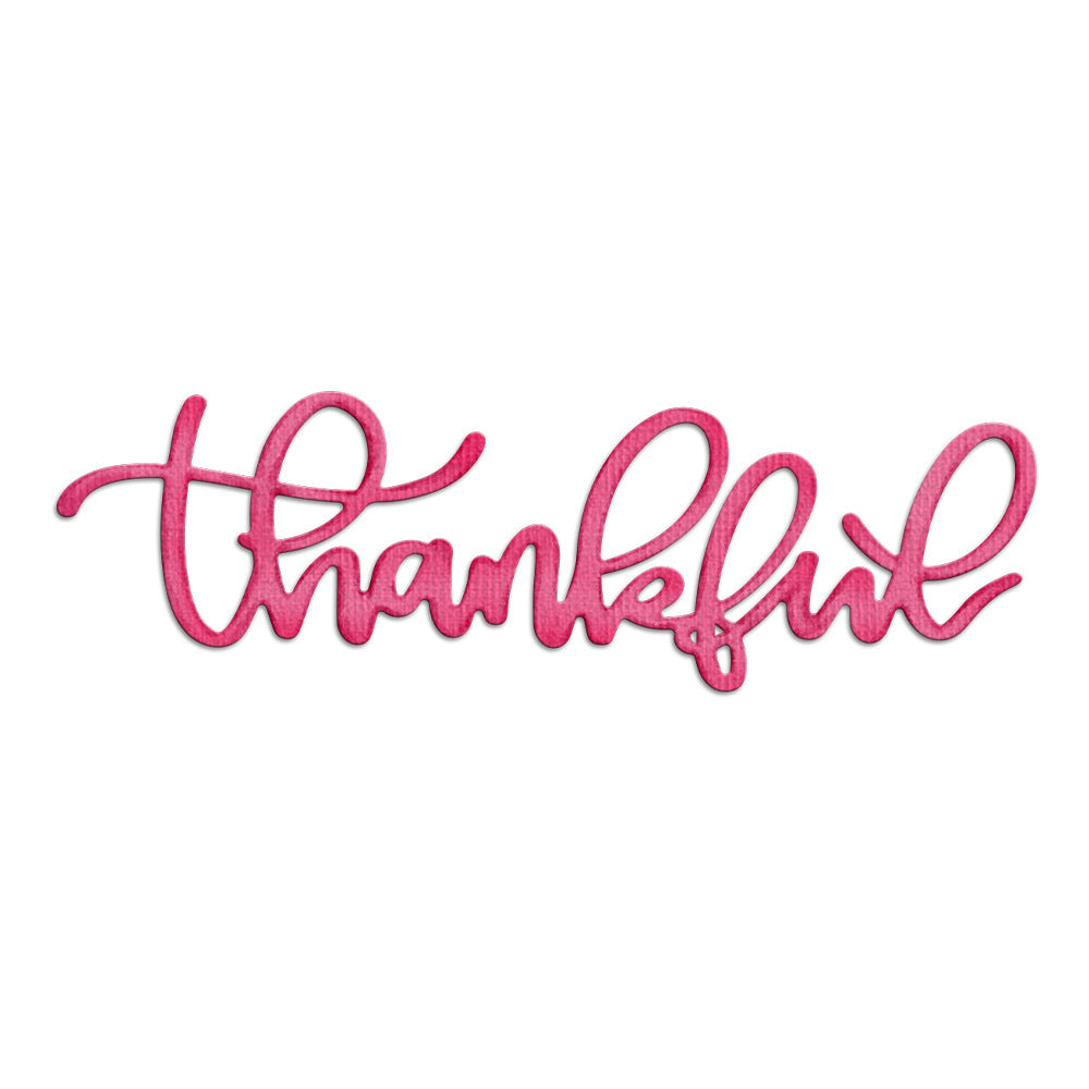 "Thankful" Words Metal Cutting Dies