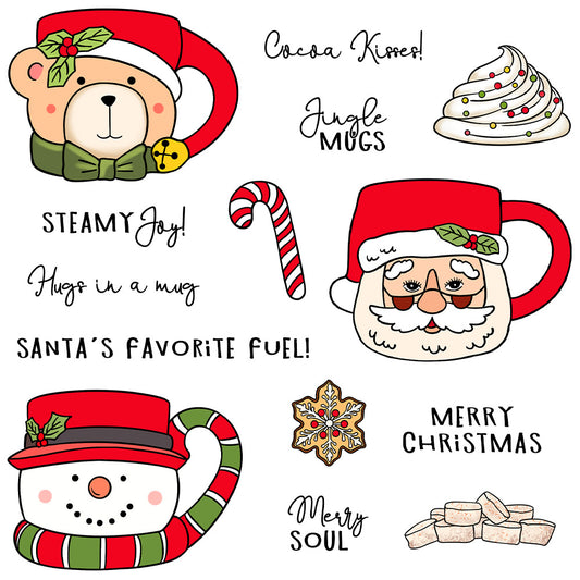 Christmas Mug Dies & Stamps Set