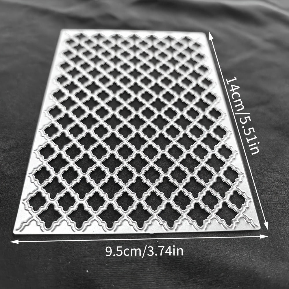 Cutout Grid Background Board Metal Cutting Dies