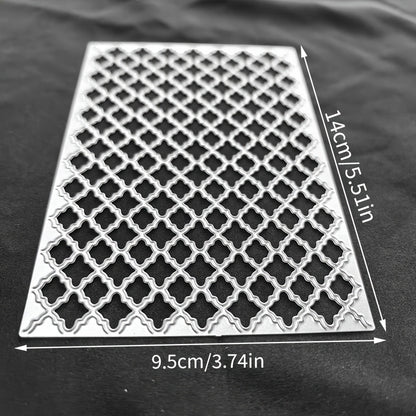 Cutout Grid Background Board Metal Cutting Dies