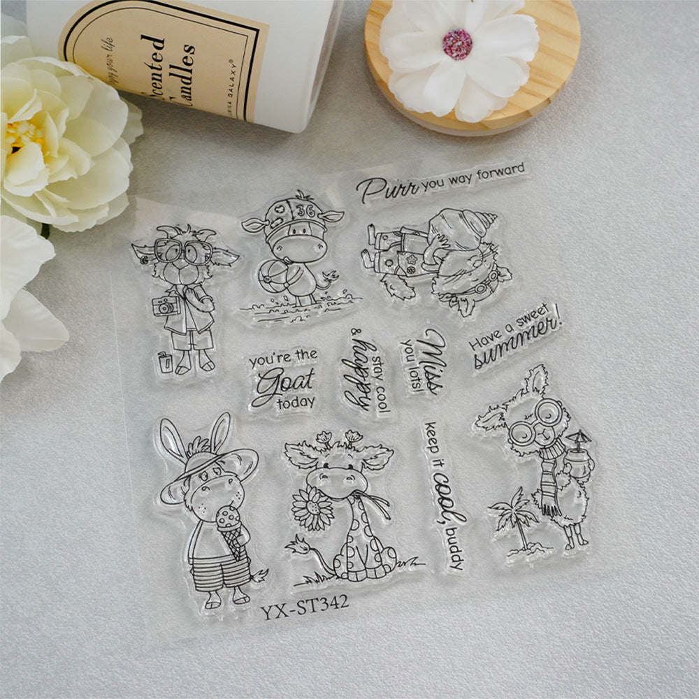 Holiday Animals Clear Stamps