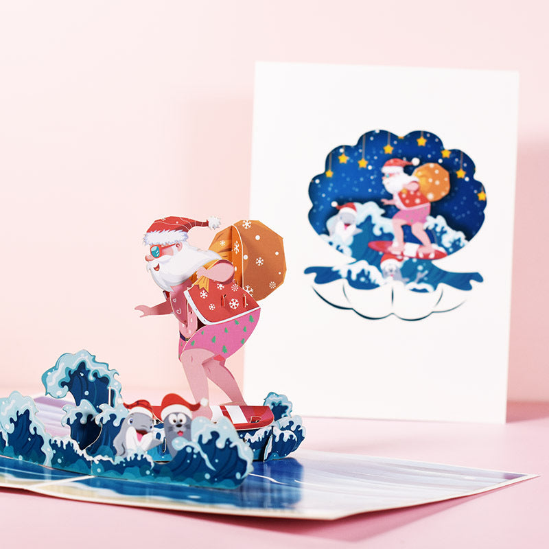 3D Creative Christmas Series Pop-Up Greeting Card