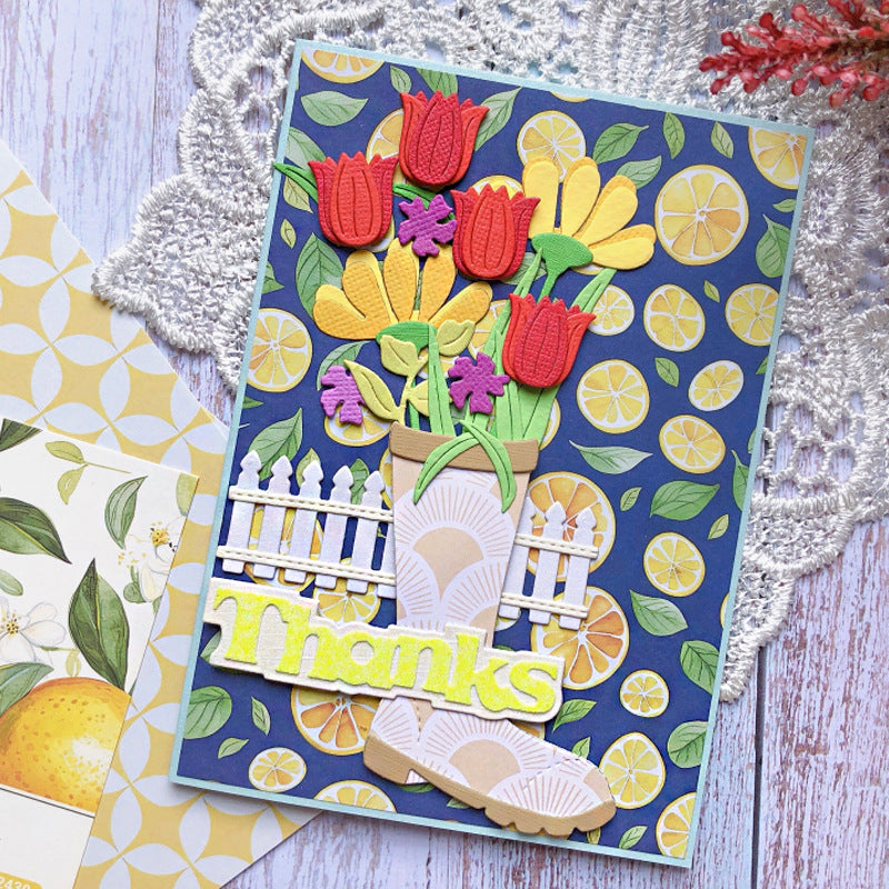 Flowers and Boots Metal Cutting Dies