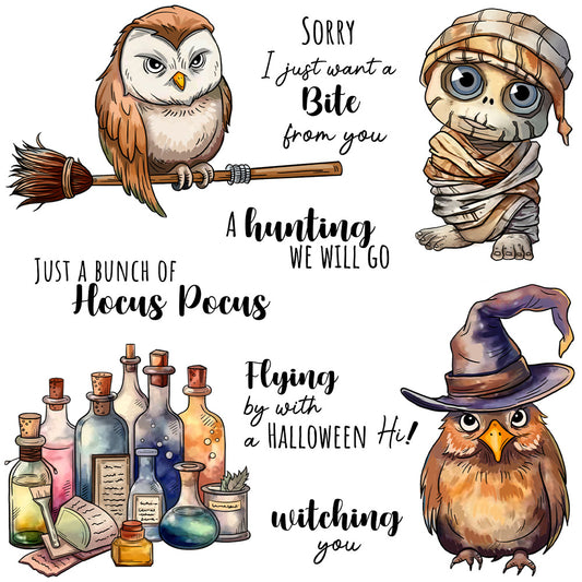Halloween Eagle Dies & Stamps Set