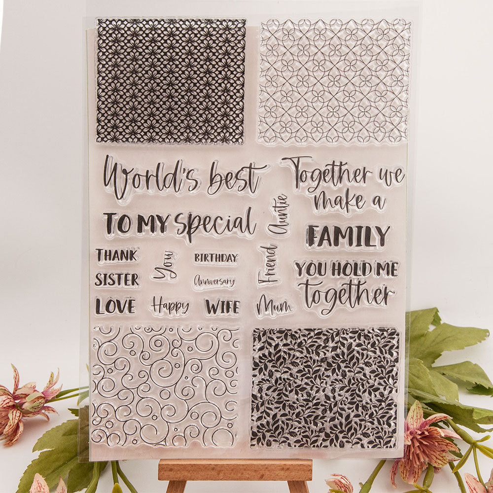 DIY Scrapbook Clear Stamps