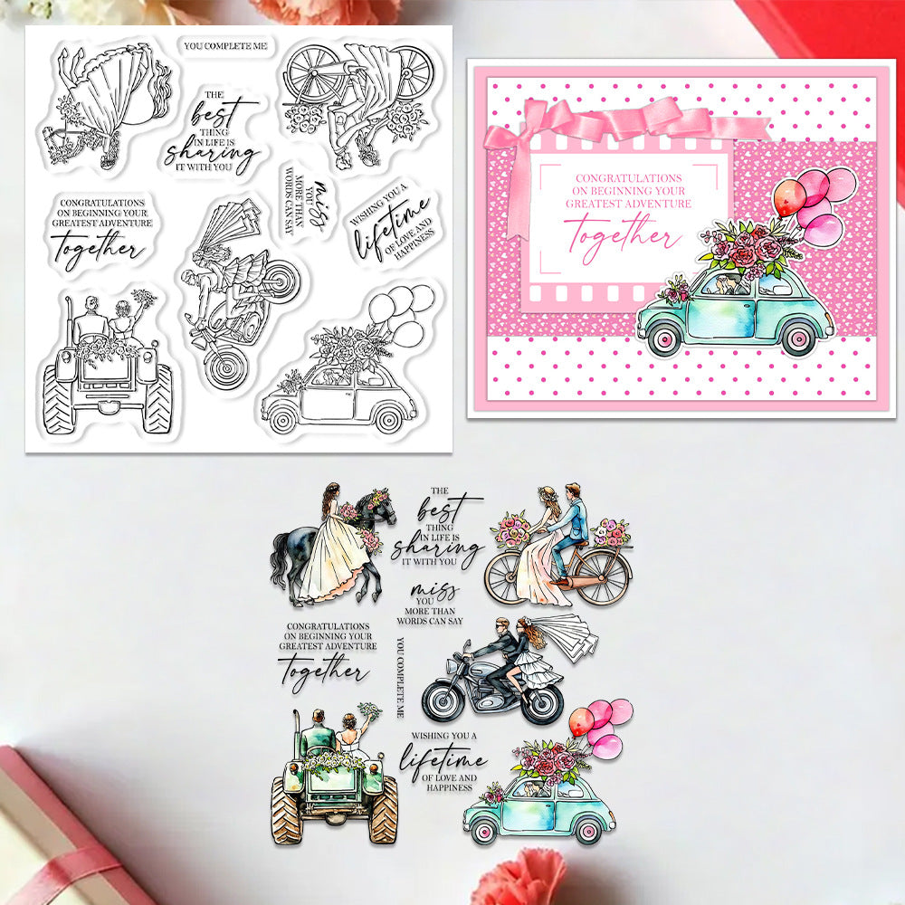 Valentine's Day Theme Clear Stamps