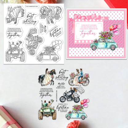 Valentine's Day Theme Clear Stamps