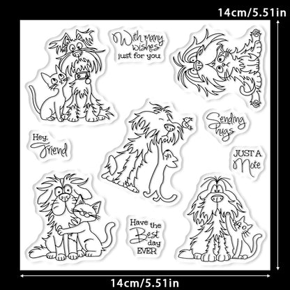 Puppy and Kitten Dies & Stamps Set