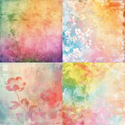 24PCS 6" Verdure Scrapbook Paper & Cardstock