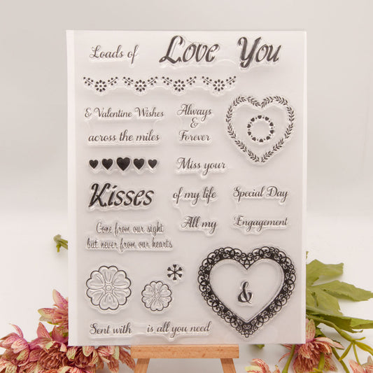 Valentine's Day Theme Clear Stamps