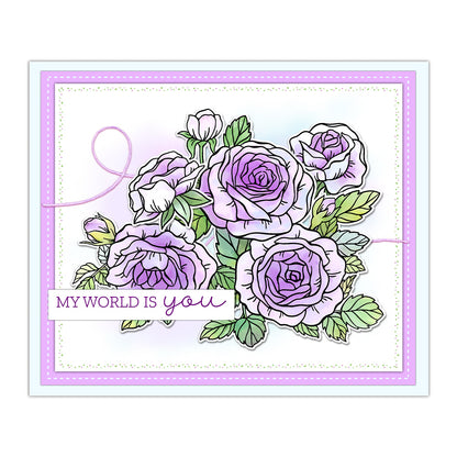 Rose Group Clear Stamps