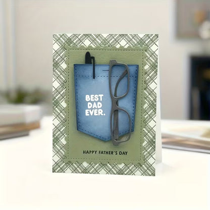 Father's Day Theme Metal Cutting Dies