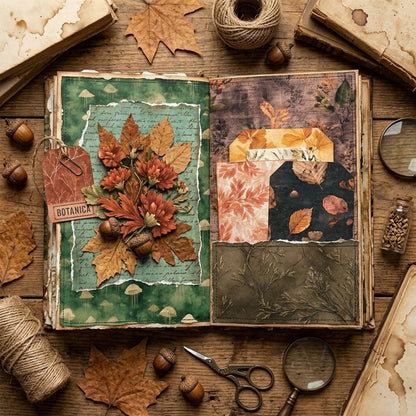 24PCS 6" Foliage Scrapbook Paper & Cardstock