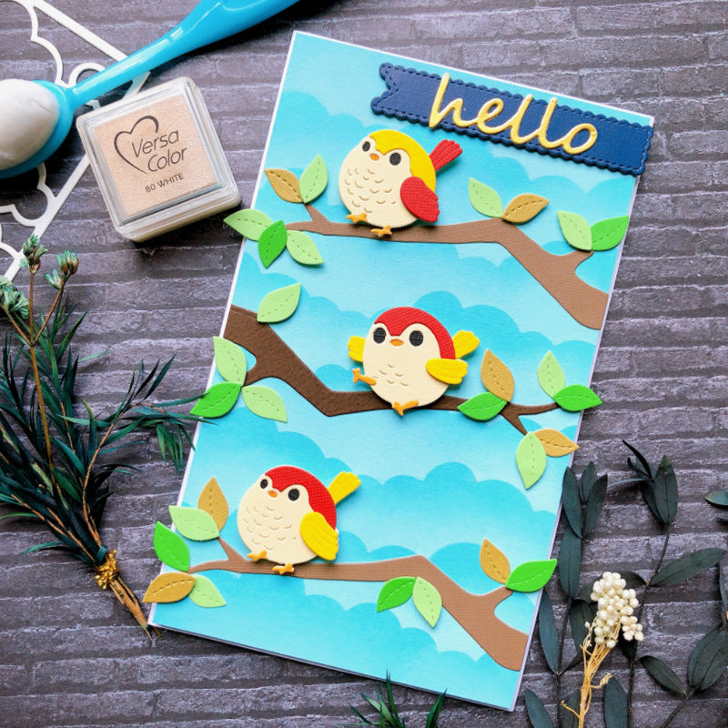 Birds Stands on the Branch Metal Cutting Dies