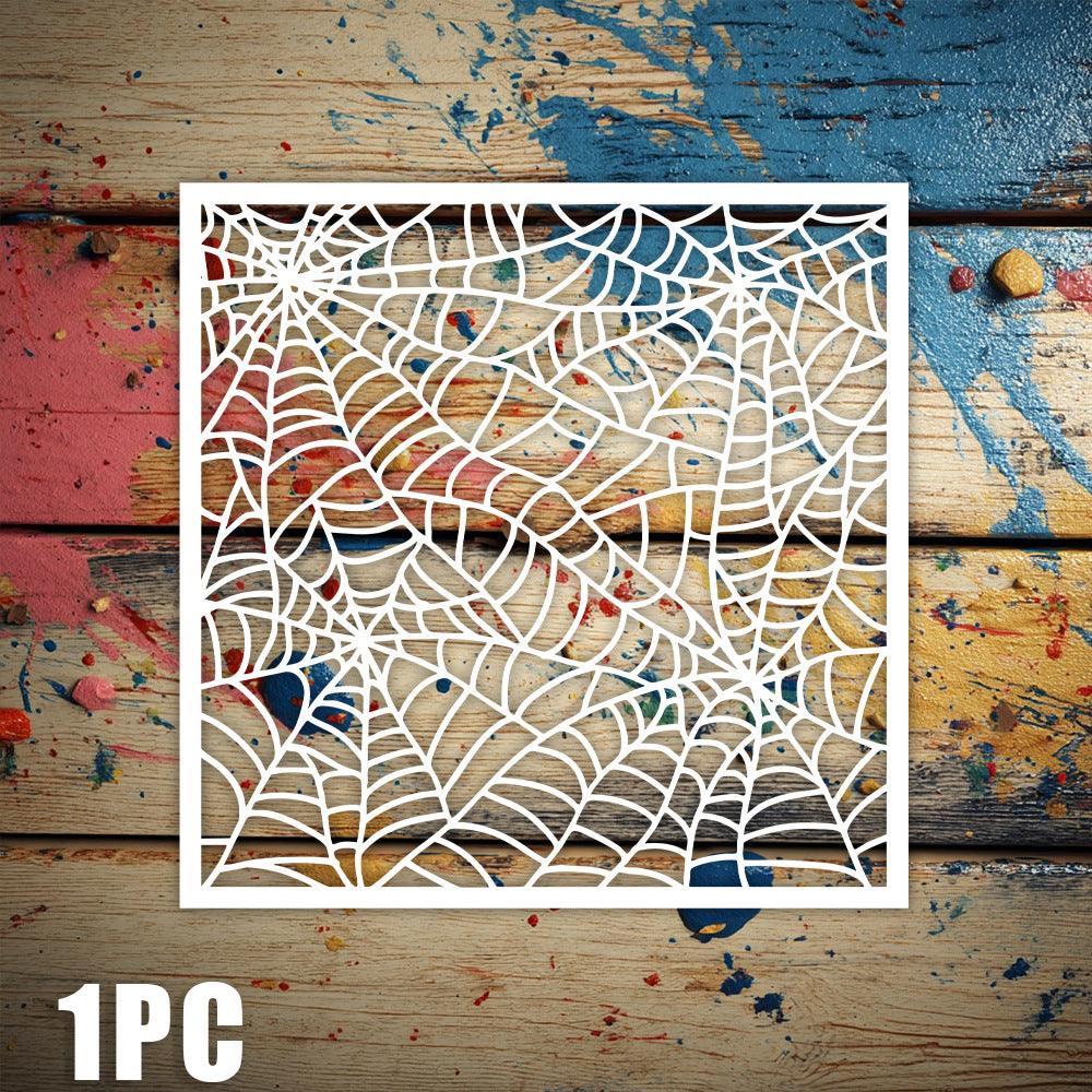 Spiderweb Pattern DIY Painting Hollow Stencil