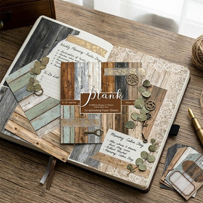 24PCS 6" Plank Scrapbook Paper & Cardstock