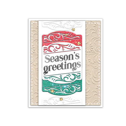 Christmas Greetings Dies & Stamps Set