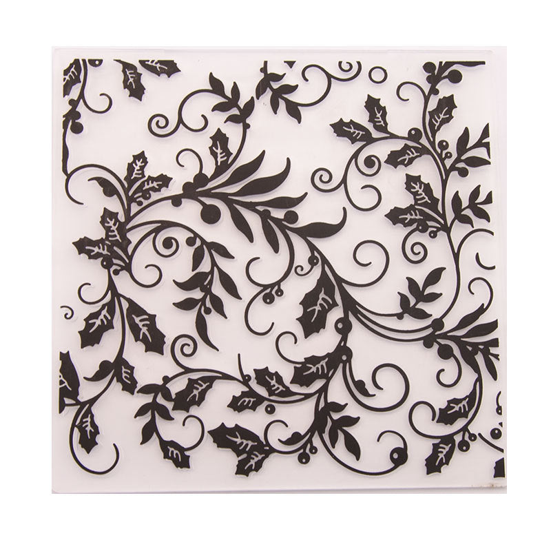 Vine Leaves Plastic Embossing Folder