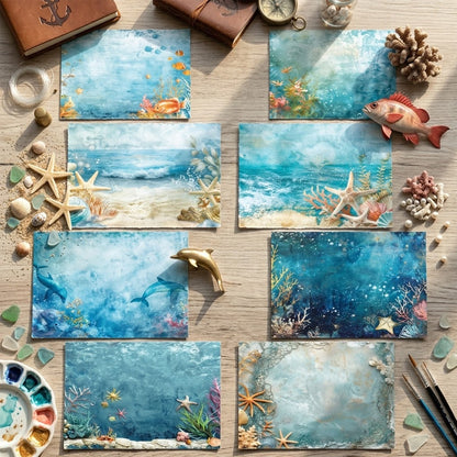 A5 Underwater Series Journal Scrapbook Paper