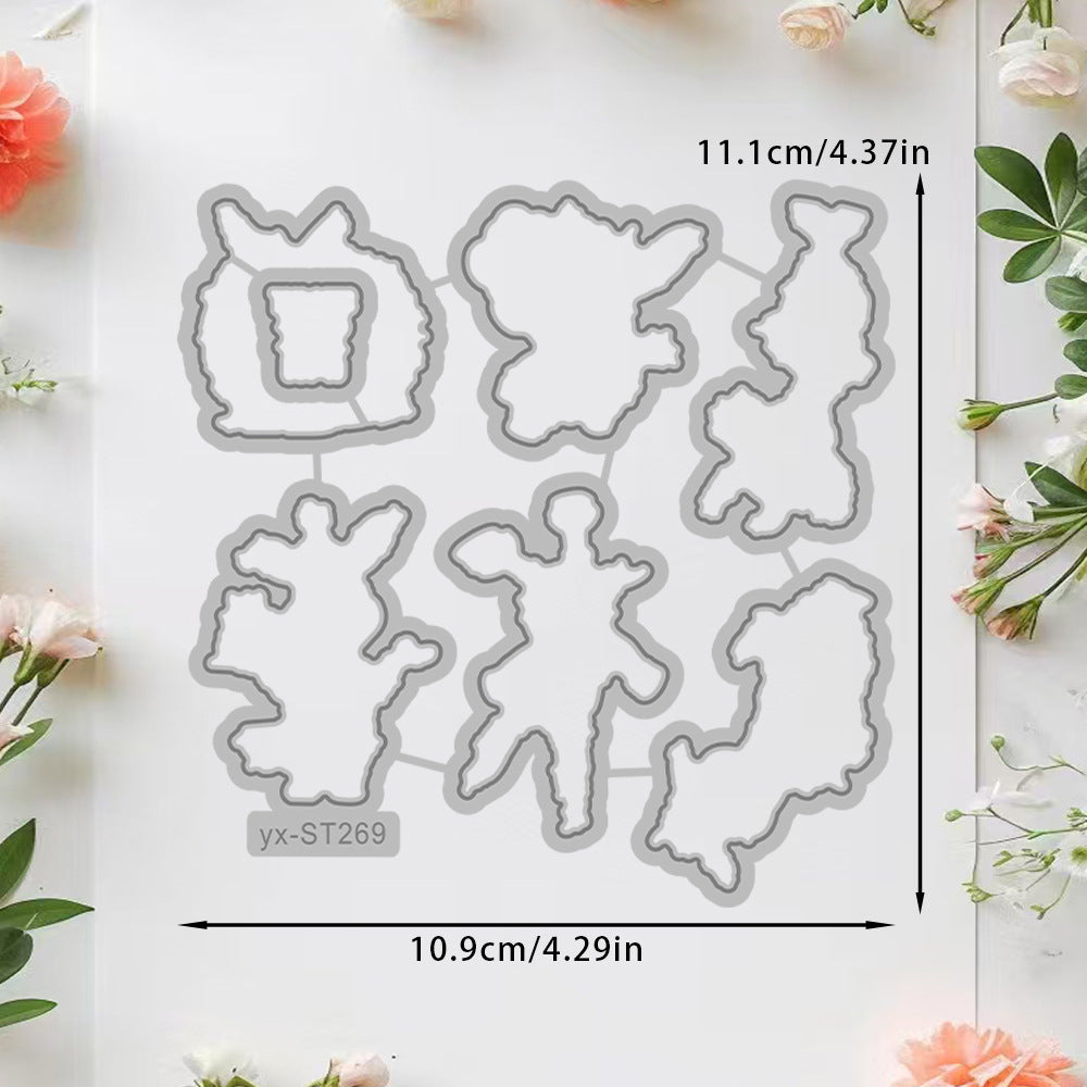 Cute Donkey Dies & Stamps Set