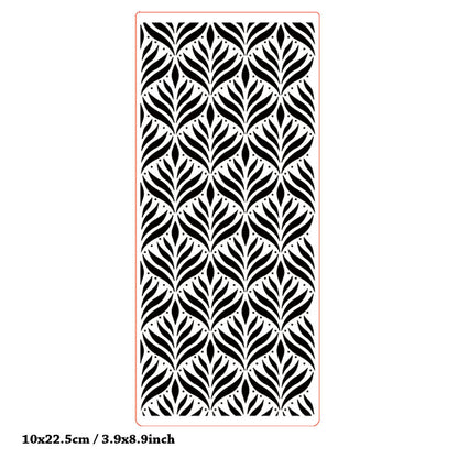 Leaf Pattern Plastic Embossing Folder