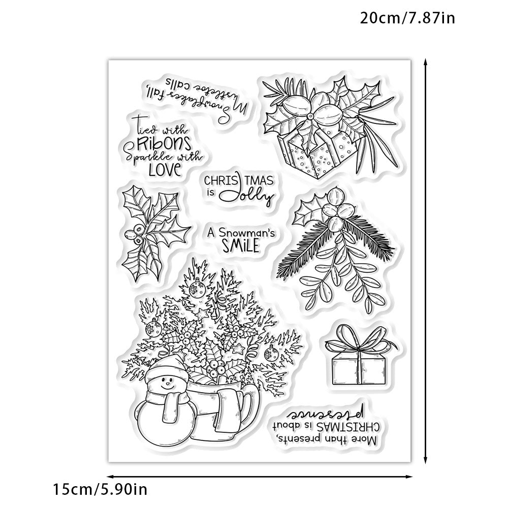 Christmas Elements Clear Stamps